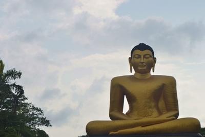 Journalismus-Projekt Sri Lanka, Projects Abroad Goldener Buddha, Sri Lanka