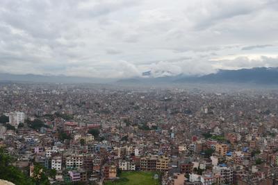 Udsigt over Katmandu Frivilligt arbejde i Nepal