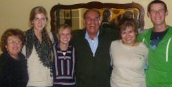 Host family and volunteers