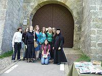 Group photo with a nun