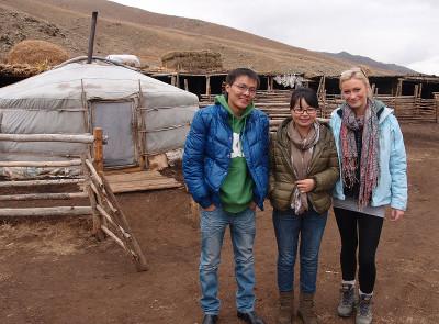 Visiting a ger Visiting a ger