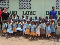 With the children With the children