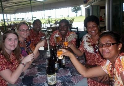 With Fijian friends With Fijian friends