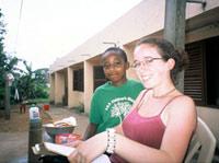 Me and my Ghanaian brother, Francis Me and my Ghanaian brother, Francis