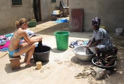Hand washing clothes Hand washing clothes
