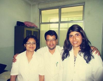 Yasmin with medicine colleagues Yasmin with medicine colleagues