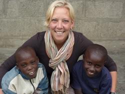 Maartje van der Aa in Tanzania