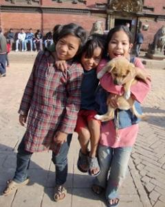 Wiebren Veenstra lesgeven in Nepal