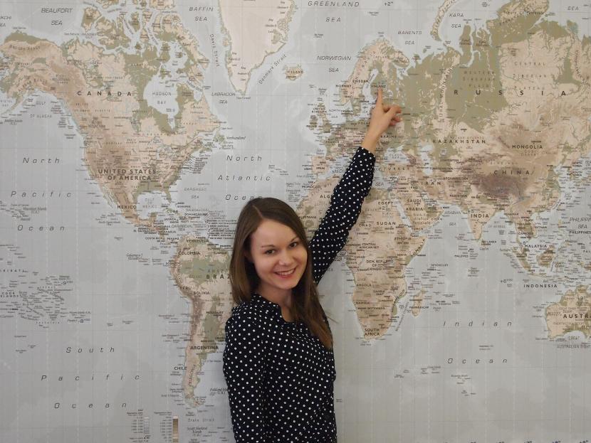 Kaisa Partanen on suomalaisten vapaaehtoisten apuna Projects Abroad Suomen Program Advisor Kaisa Partanen