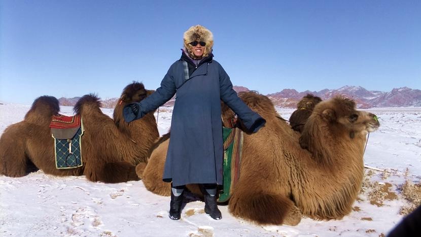 Mongolia, un volontario del progetto Nomadi Un volontario del progetto nomadi in Mongolia