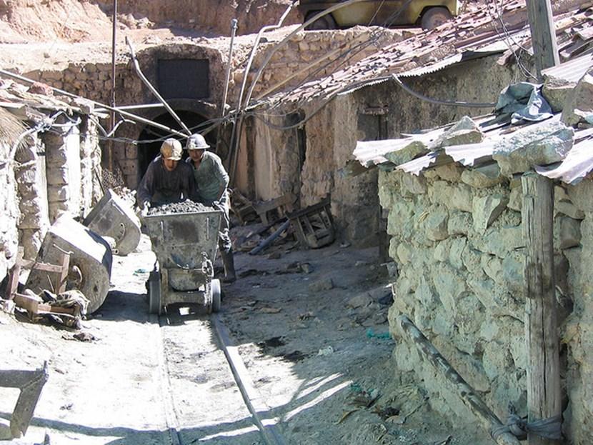 Silver mines in Potosí Silver mines in Potosí
