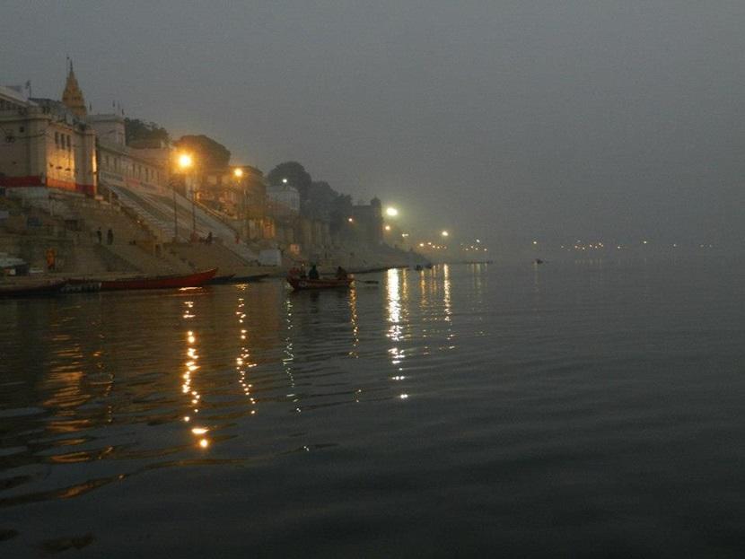Varanasi at sun rise Varanasi at sun rise