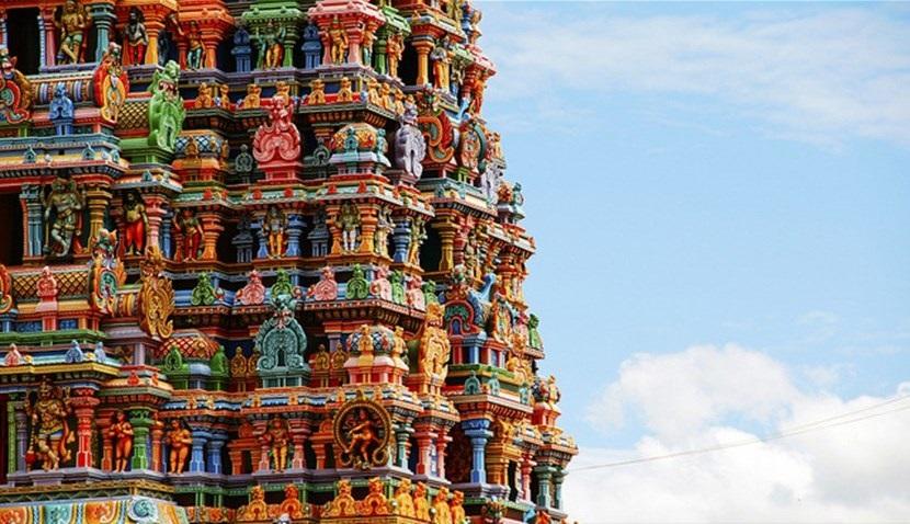The Meenakshi Amman temple in Madurai The Meenakshi Amman temple in Madurai