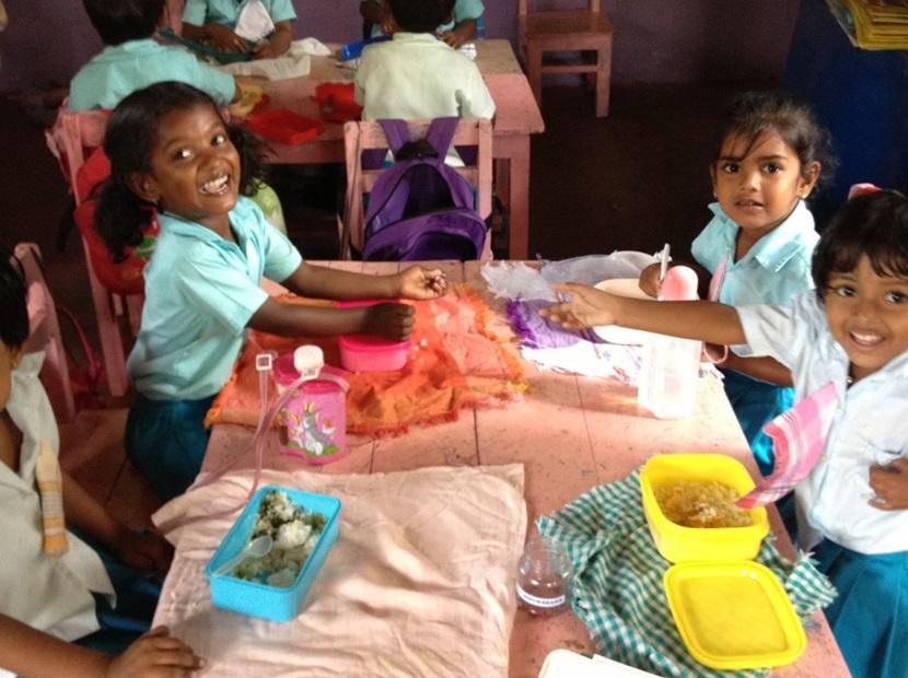 Children at the school Children at the school