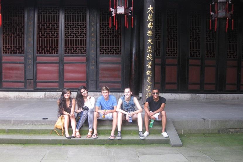 Visiting a Chinese monastery Visiting a Chinese monastery
