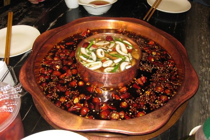The Sichuan hot pot The Sichuan hot pot