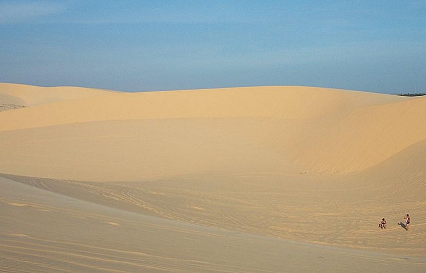 The white dunes in Mui Ne The white dunes in Mui Ne