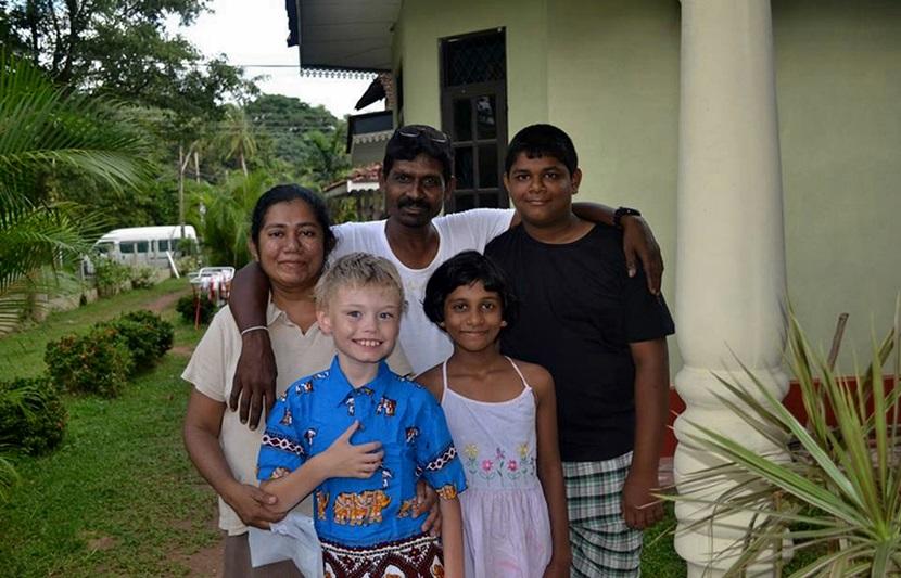 Thomas Howell on a family volunteering Care placement in Sri Lanka Thomas Howell on a family volunteering Care placement in Sri Lanka