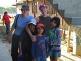 Zita and Sarah with the kids