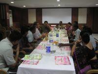 Post-seminar lunch of doctors and Projects Abroad staff