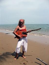 Guitar Found on the Beach