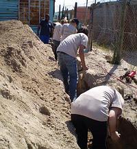 Digging foundations
