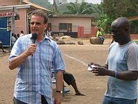 Peter on recent visit to Ghana