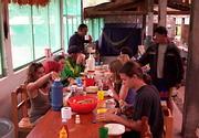 Breakfast at the Inca house