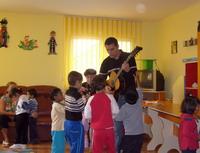 Les enfants avec mathias