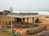 The shelter almost completed