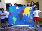 The finished world map