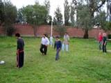 Football in the garden