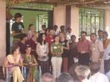 The official opening of the medical camp