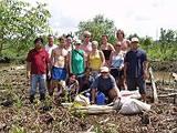 Group at mangrove site