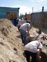 Digging foundations