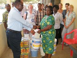 Donation to the Shelter
