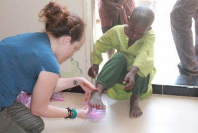 Measuring feet Measuring feet