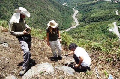 Inca project volunteers Inca project volunteers