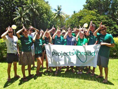 Group photo Shark conservation project volunteers Group photo Shark conservation project volunteers