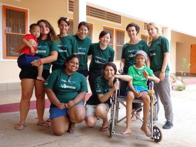 Volunteer group at Home of Hope Volunteer group at Home of Hope