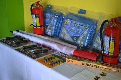 The disaster management equipment that the winners of Operation Get Ready received as their reward. The winners of Operation Get Ready received world-class disaster management equipment as their prize.