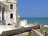 Slave Fort on Ghanaian coast