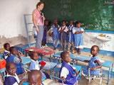 Erin O'Quinn during her Senegal placement last summer