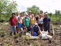 Group at mangrove site
