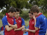 Simon Walker devising the team