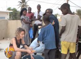 A Volunteer on the Care Project in Senegal A Volunteer on the Care Project in Senegal