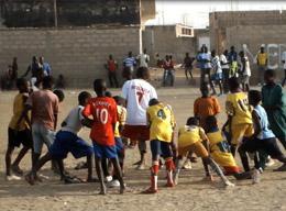 Volunteers on a Sports Project in Senegal Volunteers on a Sports Project in Senegal
