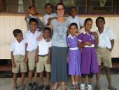 Ich und ein meine Klasse fiji-unterrichten-mit-kindern