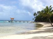 Paradiesischer Strand fiji-unterrichten-strand