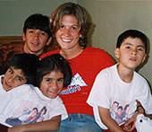 Mit meinen Gastgeschwistern Peru, Freiwillig, Familie Annika